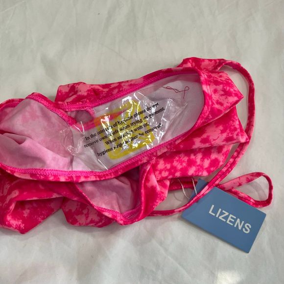 Girls Pink Tie Dye One Piece Swimsuit NWT - Picture 10 of 10